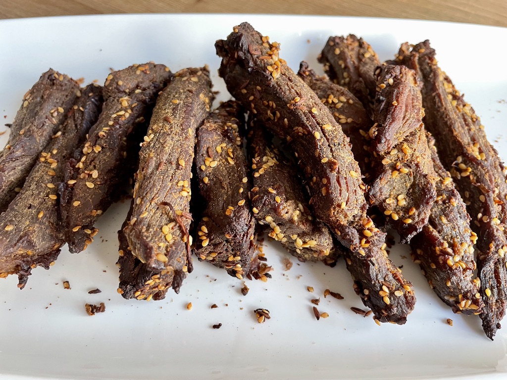 Homemade Chinese Beef Jerky (Cumin & Spicy)