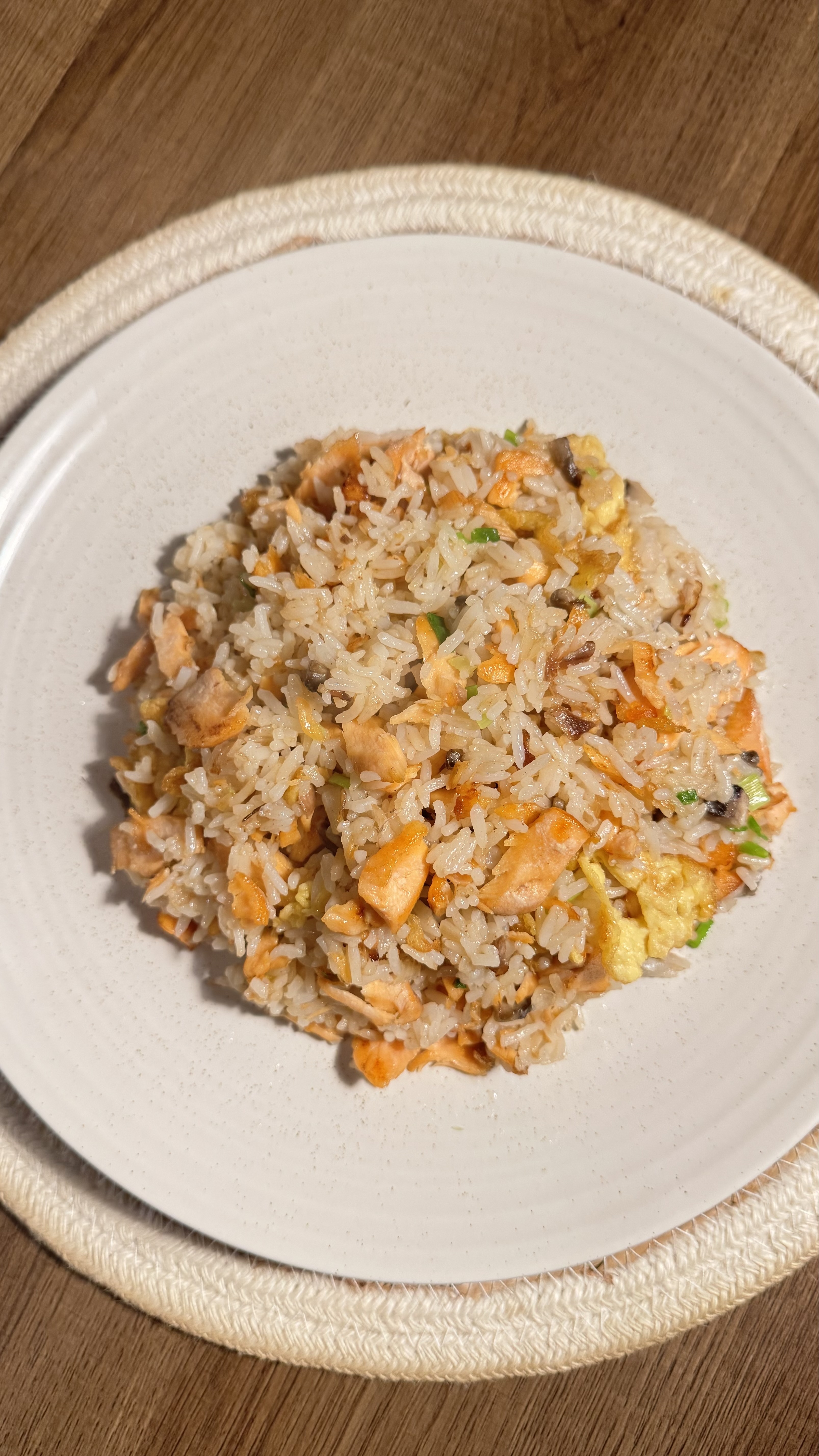 UK £4 Perfect Salmon Fried Rice (Not Fishy, Not Dry)